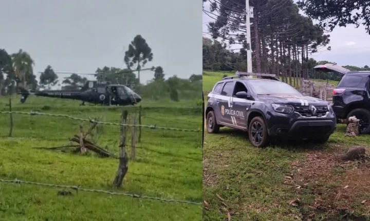 Polícia Civil e Grupo TIGRE prendem “Vinão”, suspeito de matar homem com golpes de foice em Cândido de Abreu
