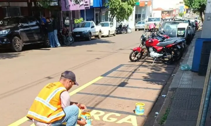 Prefeitura de Barbosa Ferraz, com apoio da Polícia Militar, inicia mudanças na sinalização e organização do trânsito na área central