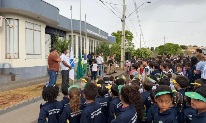 QUINTA DO SOL: Ato Cívico reúne escolas, autoridades e comunidade na Semana da Pátria