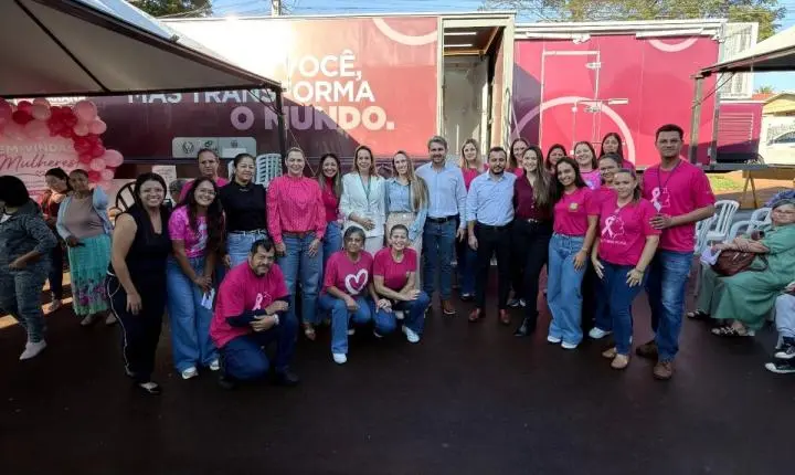 QUINTA DO SOL: Carreta Rosa já está realizando atendimentos especializados para mulheres da região