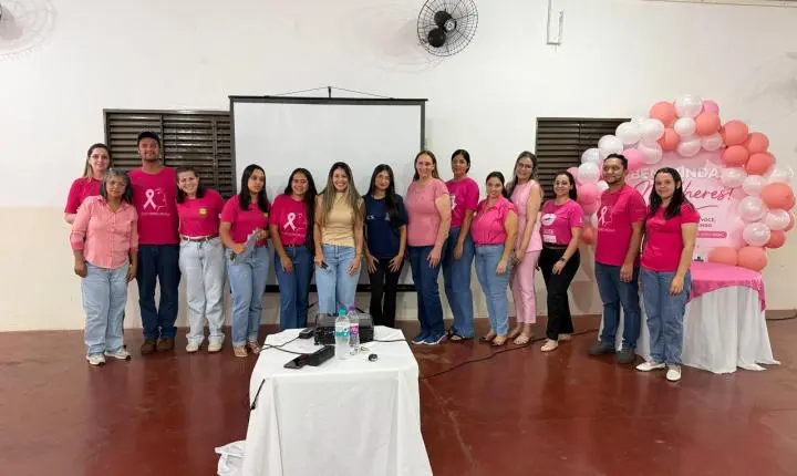 QUINTA DO SOL: Outubro Rosa começa com palestras e reúne mais de 140 mulheres