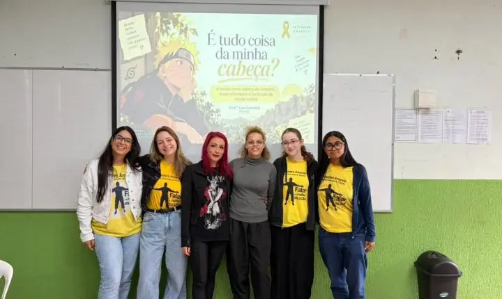 QUINTA DO SOL: Saúde promove palestra sobre saúde mental no Colégio São Judas Tadeu