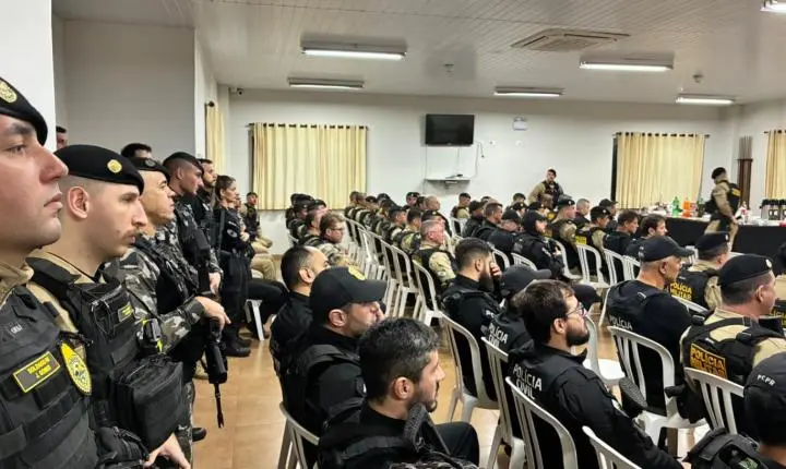 REGIÃO DE CAMPO MOURÃO: Ação integrada mobiliza mais de 100 policiais e apreende armas, drogas e dinheiro na região