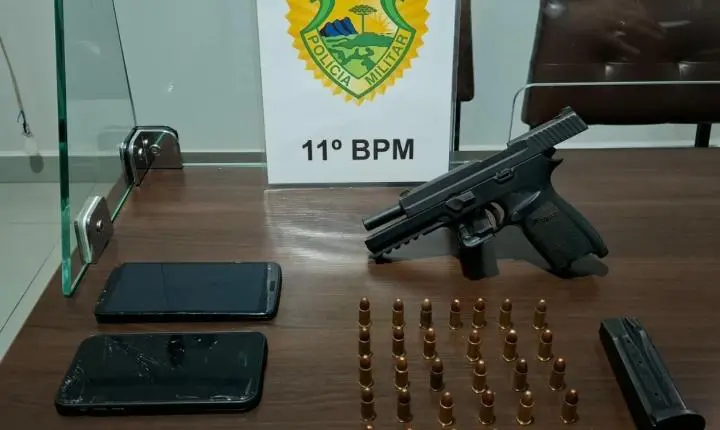REGIÃO DE CAMPO MOURÃO: PM apreende três armas de fogo e prende suspeitos em flagrante em menos de 24 horas