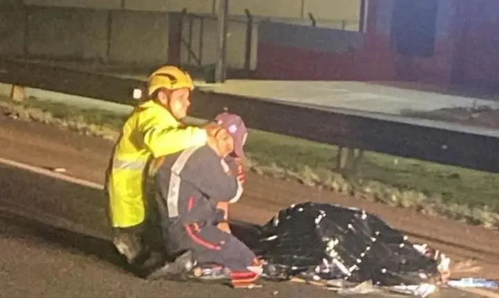 VALE DO IVAÍ: Socorrista do Samu encontra o próprio filho morto em grave acidente na BR-376 e imagem comove